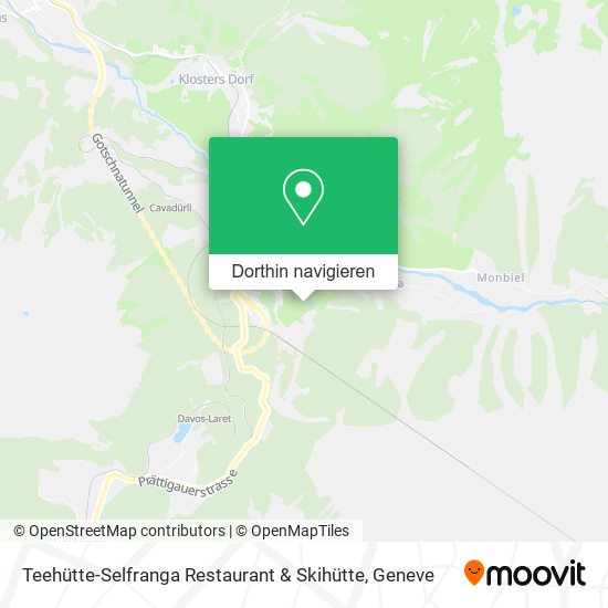 Teehütte-Selfranga Restaurant & Skihütte Karte