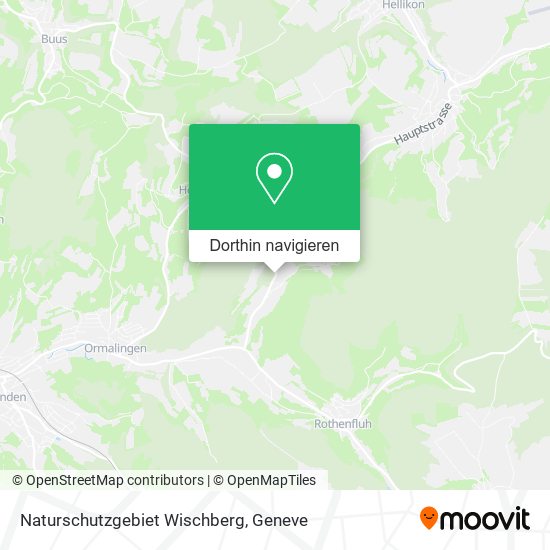 Naturschutzgebiet Wischberg Karte