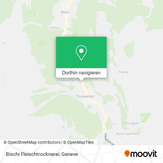 Bischi Fleischtrocknerei Karte