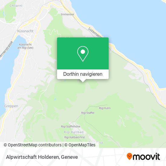 Alpwirtschaft Holderen Karte