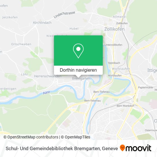 Schul- Und Gemeindebibliothek Bremgarten Karte