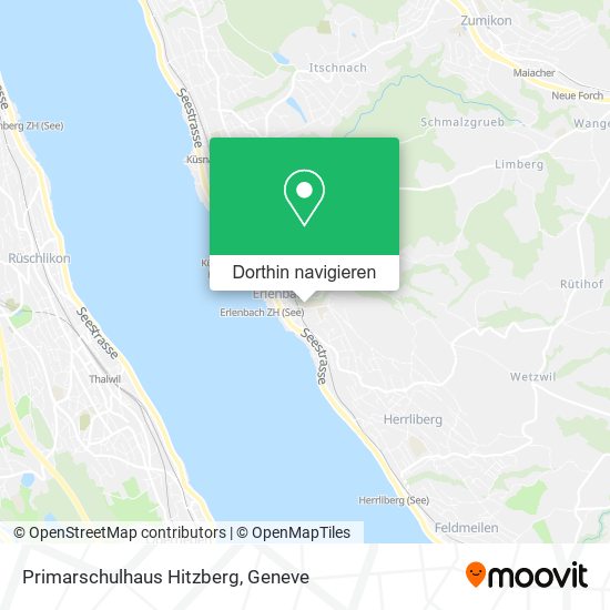 Primarschulhaus Hitzberg Karte