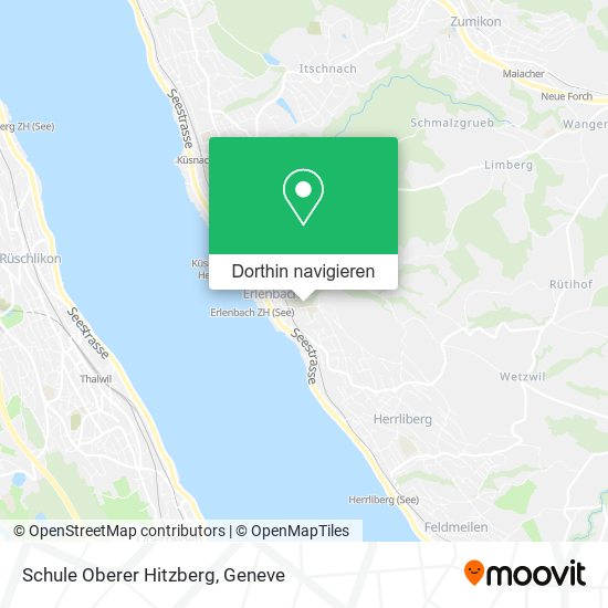 Schule Oberer Hitzberg Karte