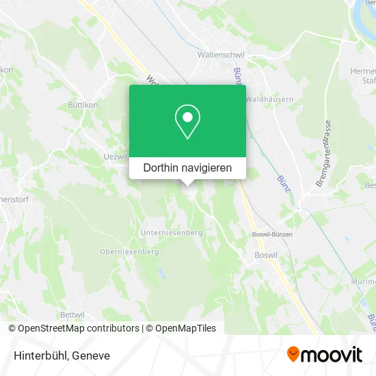 Hinterbühl Karte