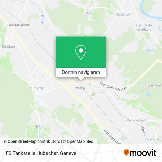 FS Tankstelle Hübscher Karte