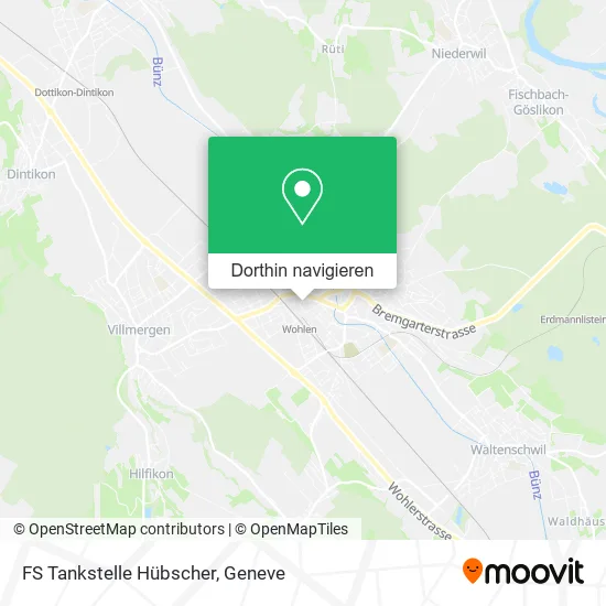 FS Tankstelle Hübscher Karte