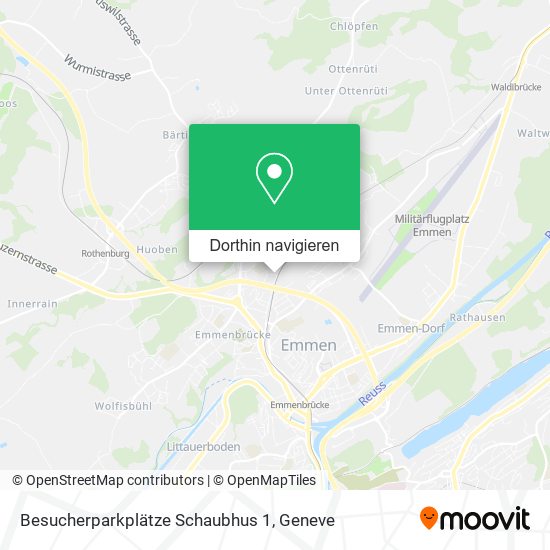 Besucherparkplätze Schaubhus 1 Karte