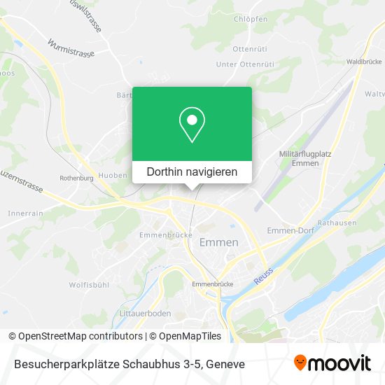 Besucherparkplätze Schaubhus 3-5 Karte