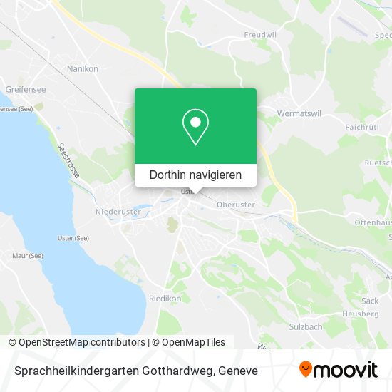 Sprachheilkindergarten Gotthardweg Karte