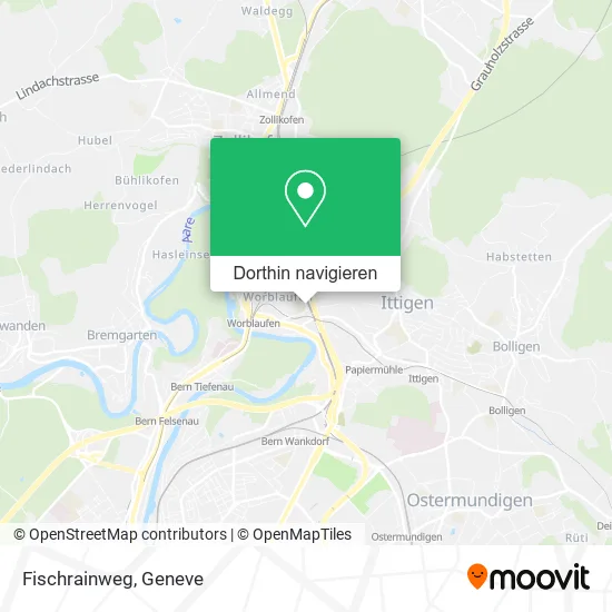 Fischrainweg Karte