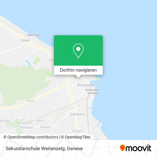 Sekundarschule Weitenzelg Karte