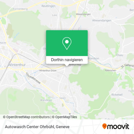 Autowasch Center Ohrbühl Karte