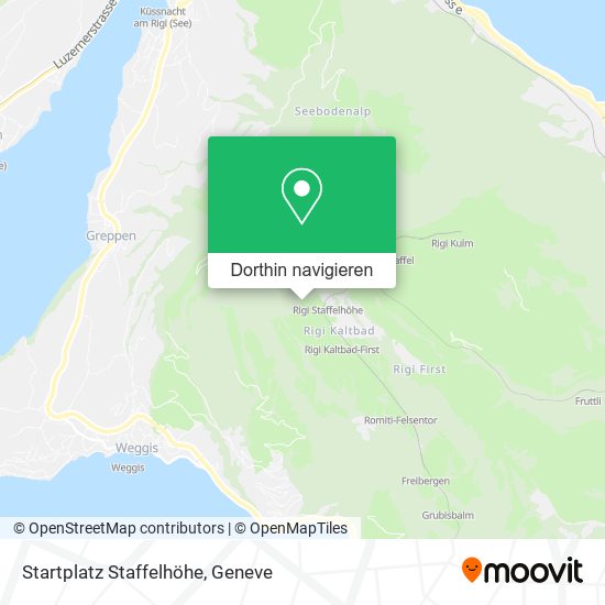 Startplatz Staffelhöhe Karte