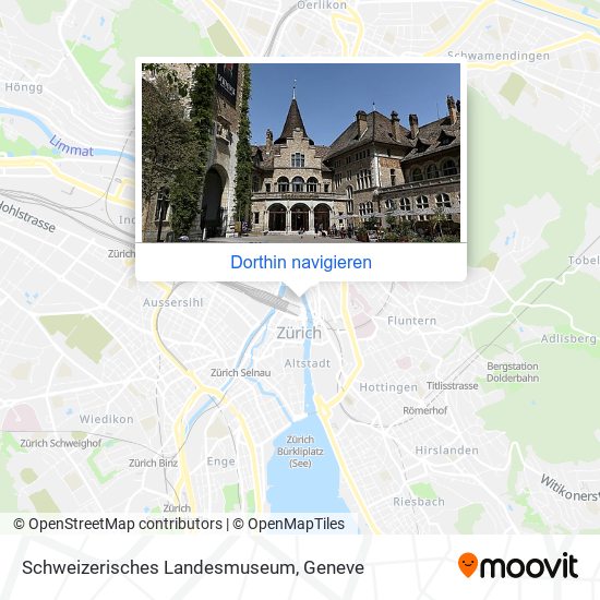 Schweizerisches Landesmuseum Karte