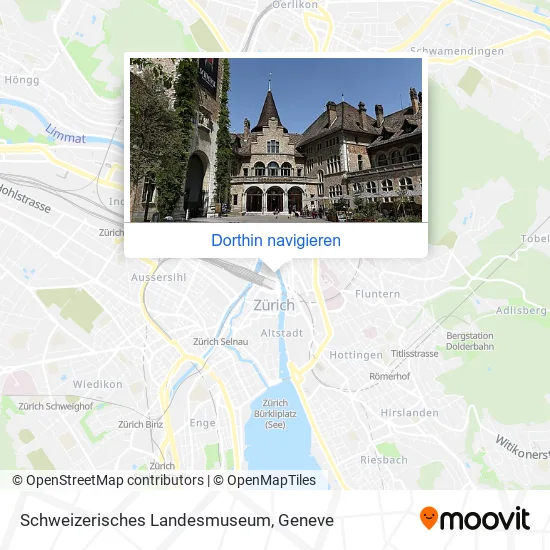 Schweizerisches Landesmuseum Karte
