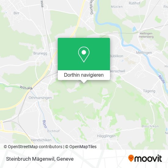 Steinbruch Mägenwil Karte