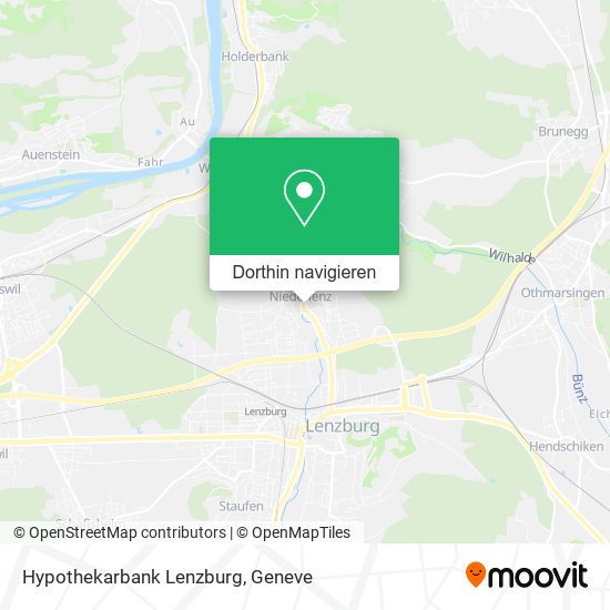 Hypothekarbank Lenzburg Karte