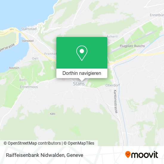 Raiffeisenbank Nidwalden Karte