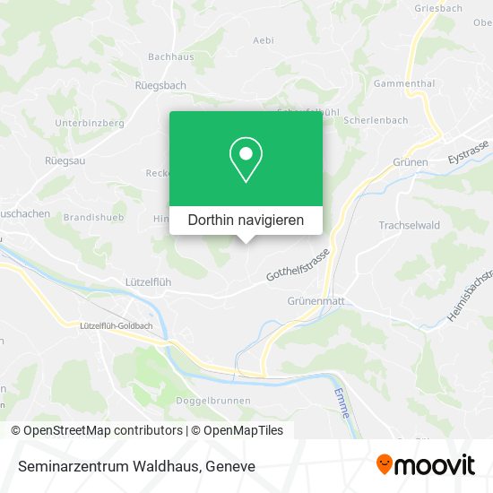 Seminarzentrum Waldhaus Karte