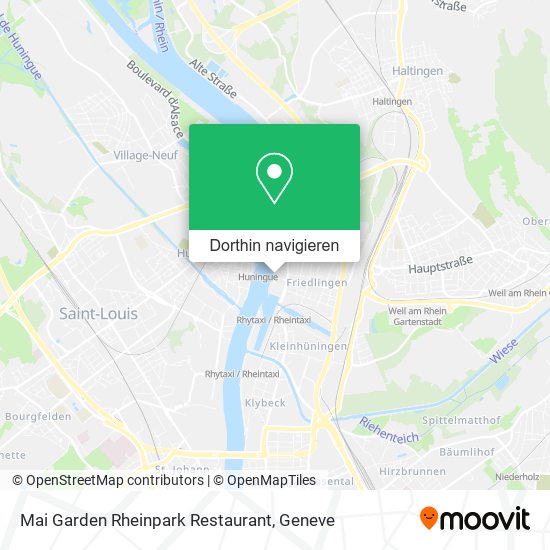 Mai Garden Rheinpark Restaurant Karte
