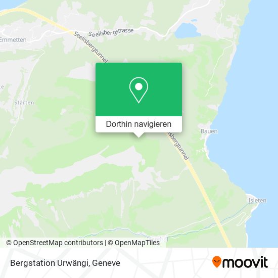 Bergstation Urwängi Karte