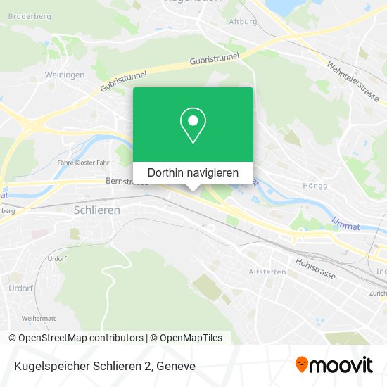 Kugelspeicher Schlieren 2 Karte
