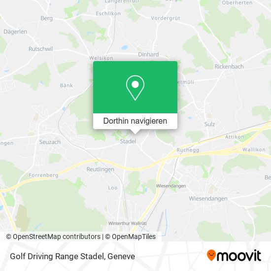 Golf Driving Range Stadel Karte