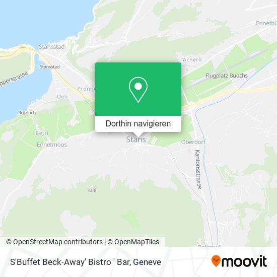 S'Buffet Beck-Away' Bistro ' Bar Karte