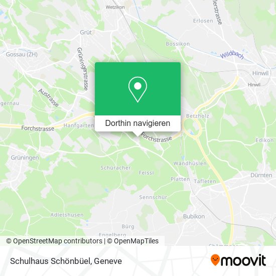 Schulhaus Schönbüel Karte