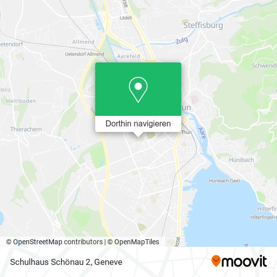 Schulhaus Schönau 2 Karte