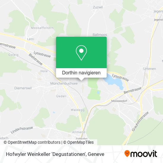 Hofwyler Weinkeller 'Degustationen' Karte