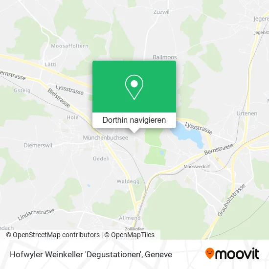 Hofwyler Weinkeller 'Degustationen' Karte