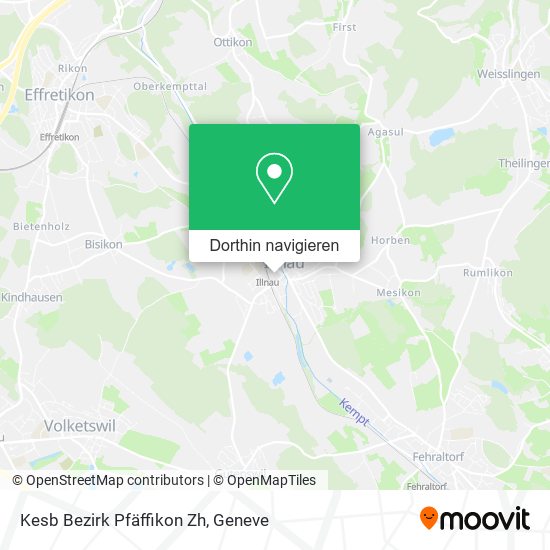 Kesb Bezirk Pfäffikon Zh Karte