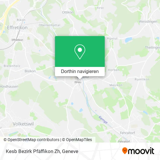 Kesb Bezirk Pfäffikon Zh Karte