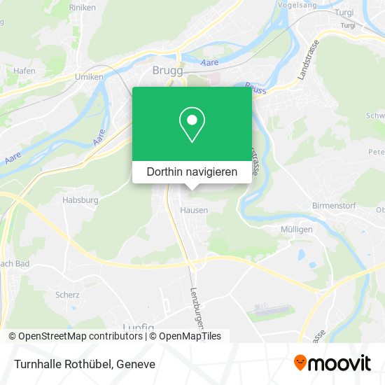 Turnhalle Rothübel Karte