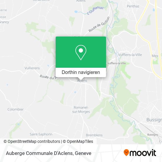 Auberge Communale D'Aclens Karte