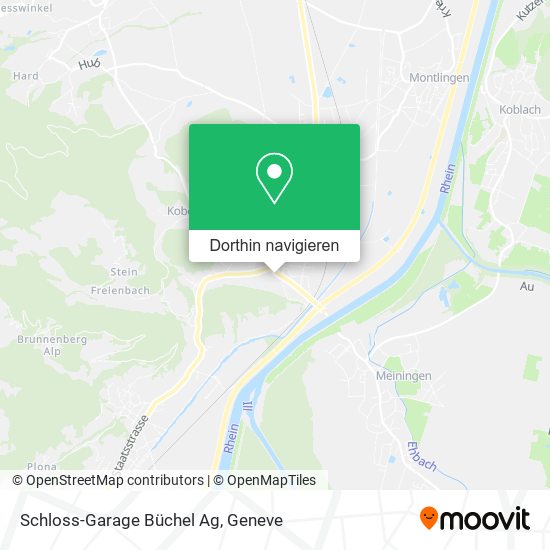 Schloss-Garage Büchel Ag Karte