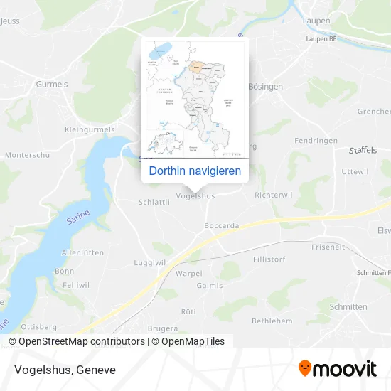 Vogelshus Karte