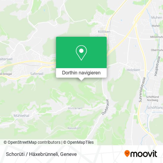 Schorüti / Häxebrünneli Karte