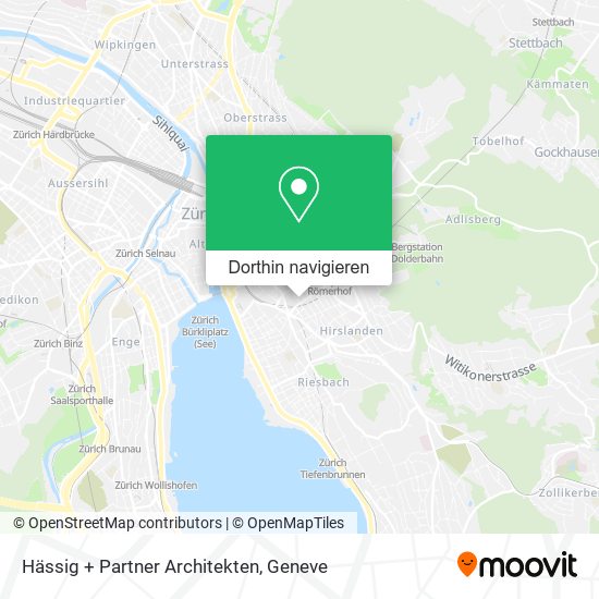 Hässig + Partner Architekten Karte
