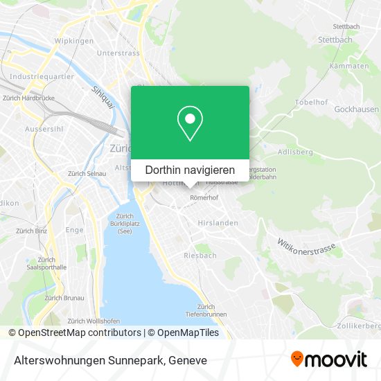 Alterswohnungen Sunnepark Karte