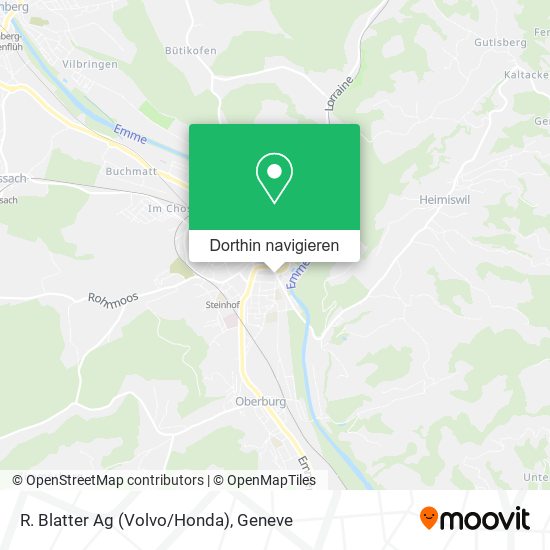 R. Blatter Ag (Volvo/Honda) Karte