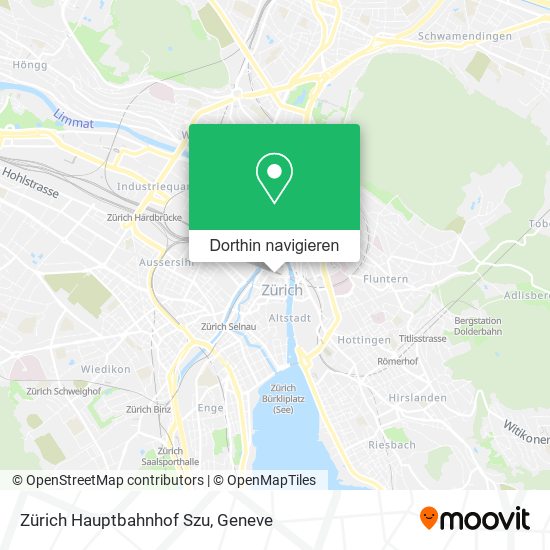 Zürich Hauptbahnhof Szu Karte
