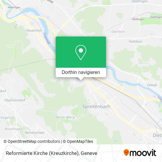 Reformierte Kirche (Kreuzkirche) Karte