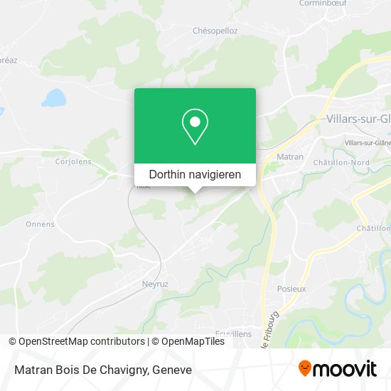 Matran Bois De Chavigny Karte