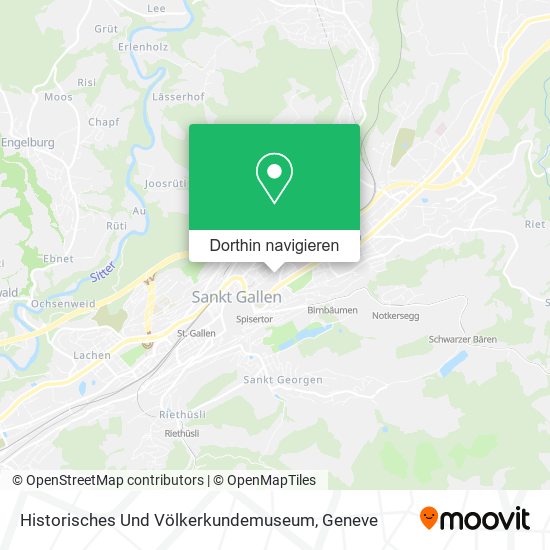 Historisches Und Völkerkundemuseum Karte