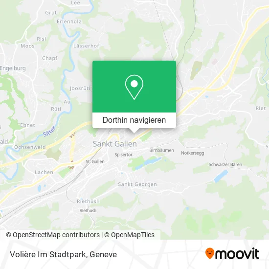 Volière Im Stadtpark Karte