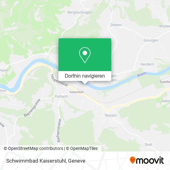 Schwimmbad Kaiserstuhl Karte