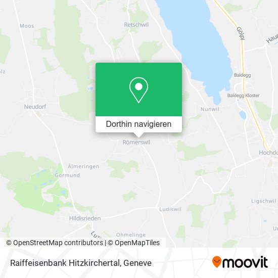 Raiffeisenbank Hitzkirchertal Karte