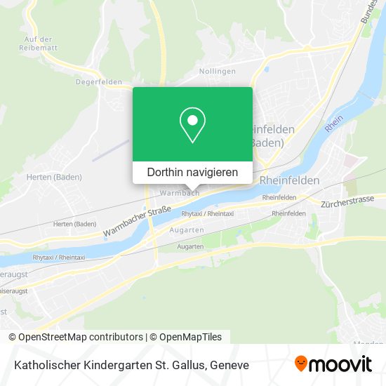 Katholischer Kindergarten St. Gallus Karte